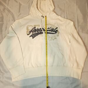 Vintage Aeropostale Cream Sweat Shirt-XXL